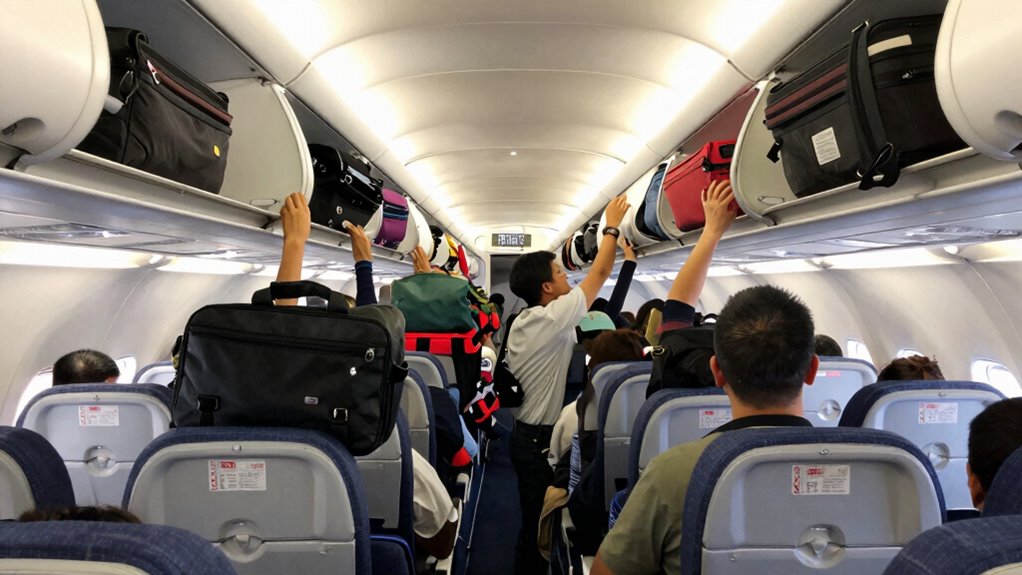 airline overhead storage limitations