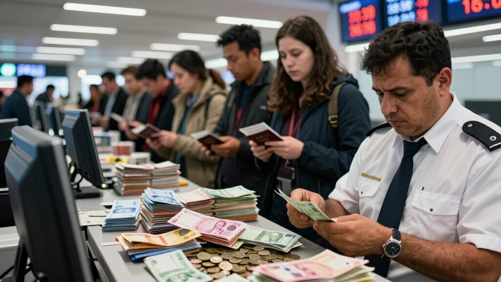 airport currency exchange scams