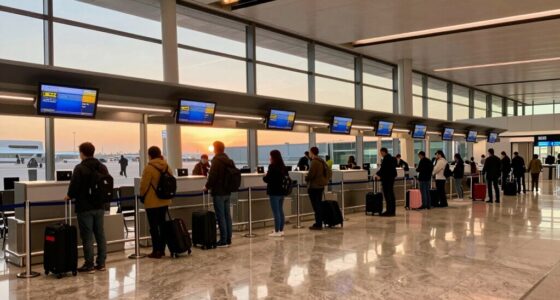 arrive early for flights