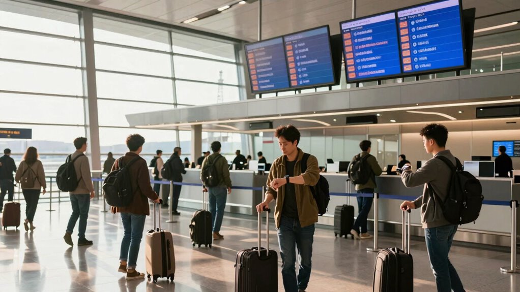 arrive two hours early