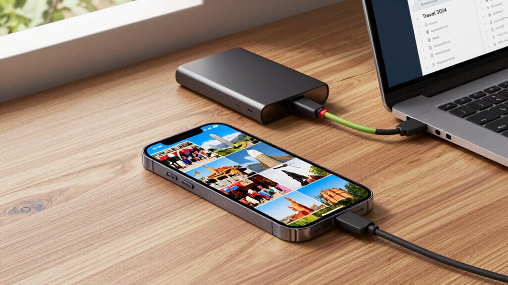 automate photo backup process