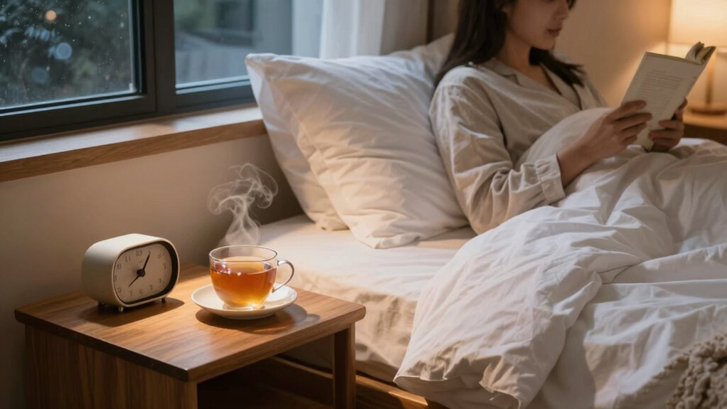 avoid caffeine and heavy meals