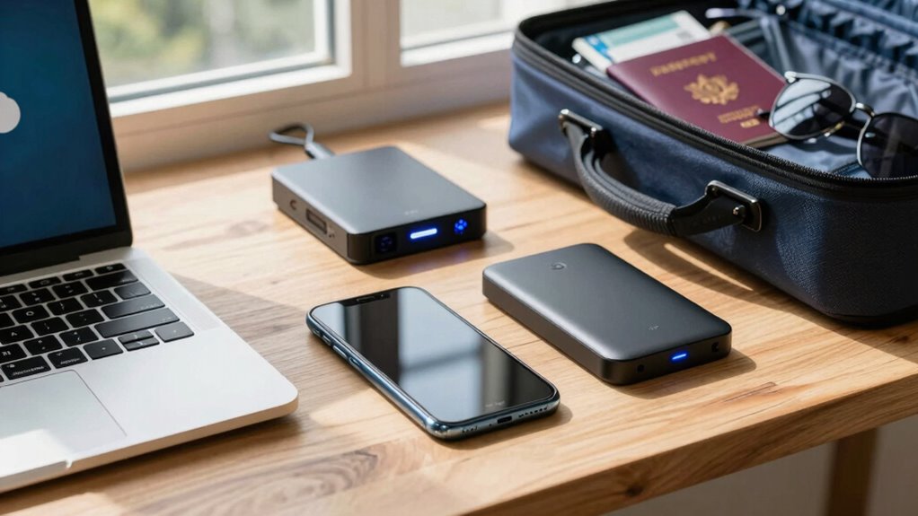 backup your data before traveling