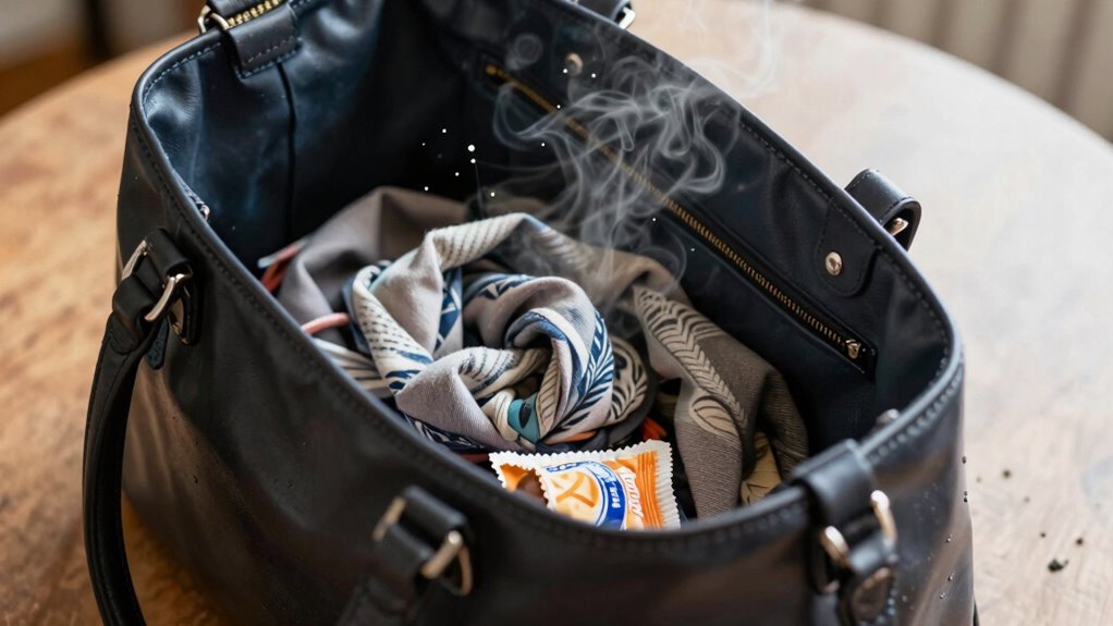 bag material influences odor spread