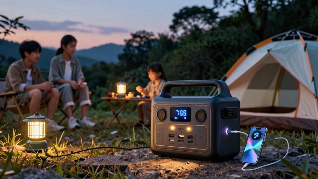 battery capacity ports recharge options