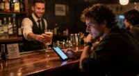 be cautious of overly friendly bartenders