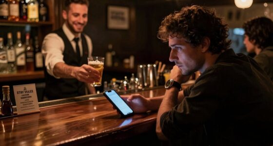 be cautious of overly friendly bartenders