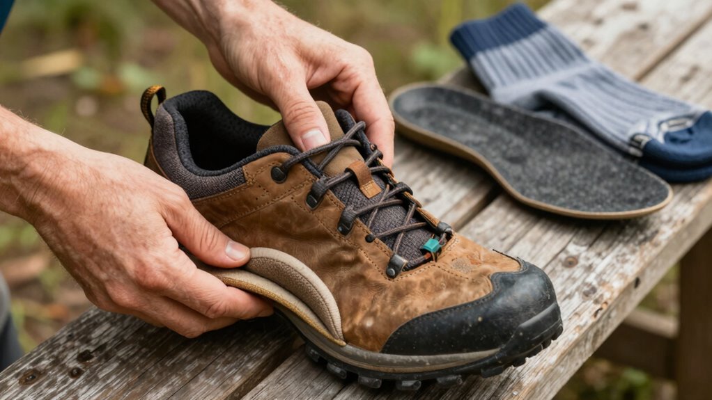 break in shoes gradually