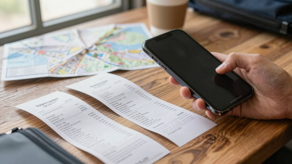 capture receipts clearly consistently