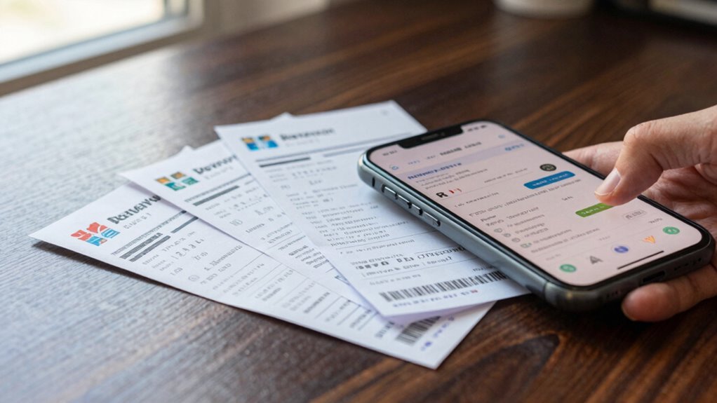 capture receipts with clarity