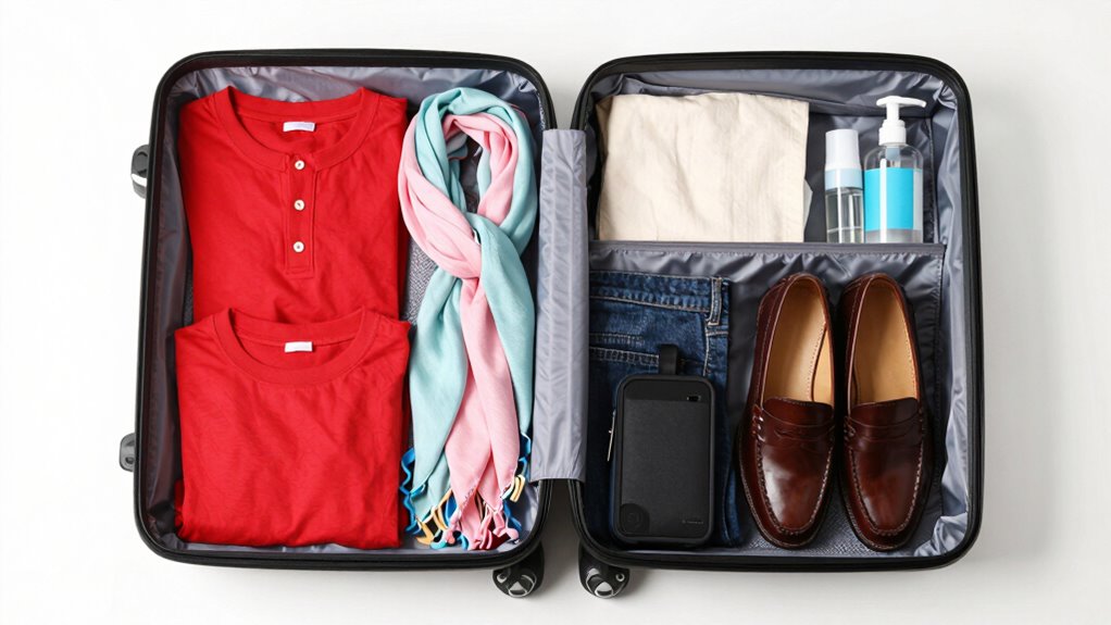 check bag organization effectiveness