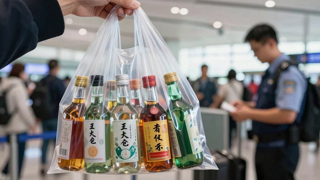 check duty free liquid limits