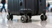 check luggage wheel quality