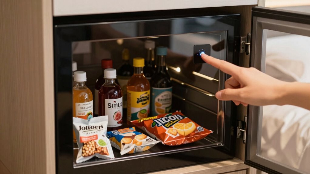 check minibar charges regularly