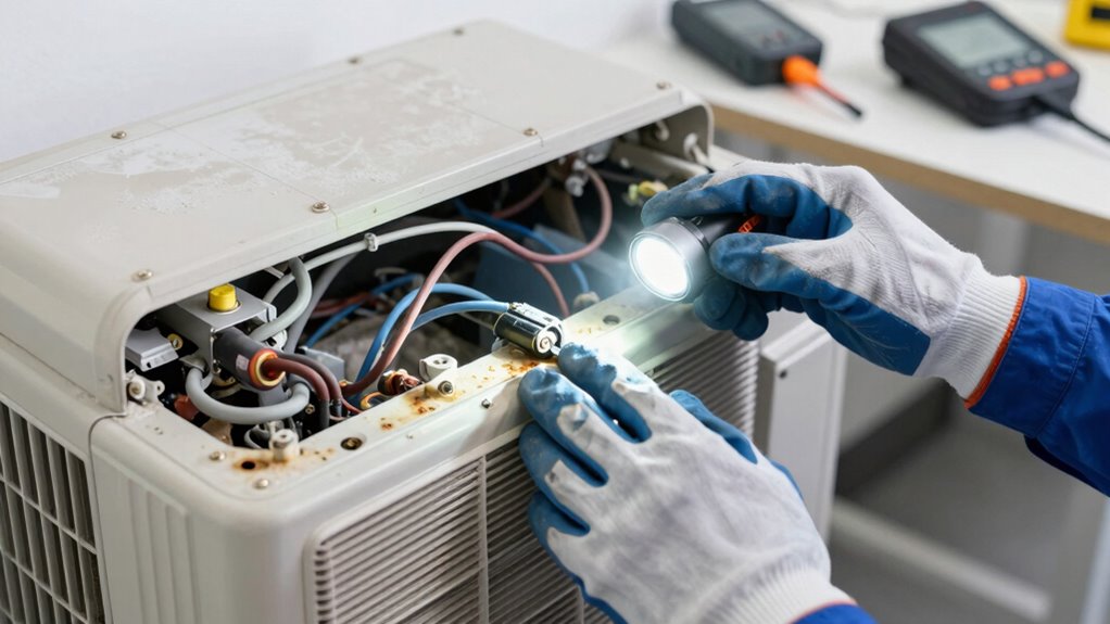 check refrigerant leaks regularly