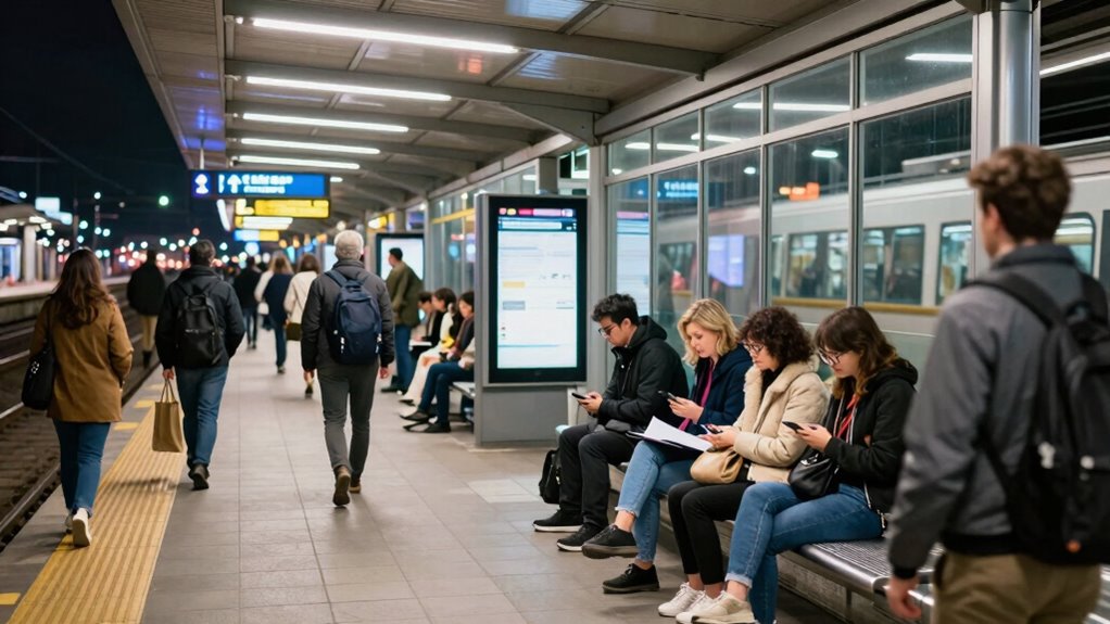 choose bright busy stops