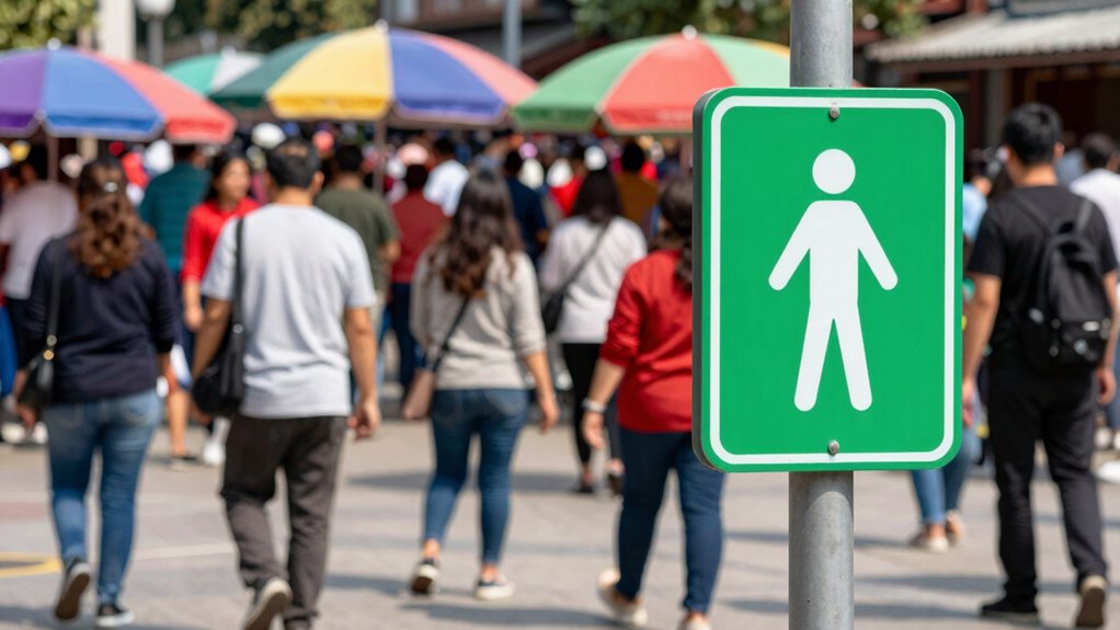 choose safe visible location