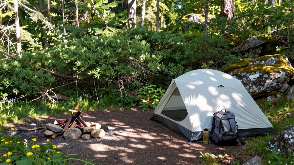 choose sustainable campsite location