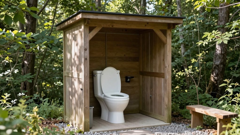 choosing outdoor bathroom solutions