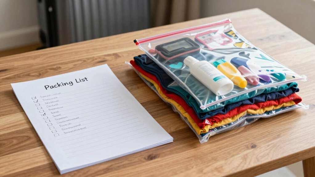 choosing packing list or system