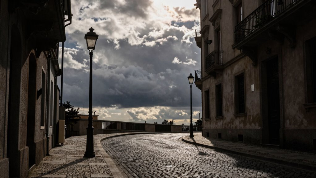 cinematic cloudy travel photography