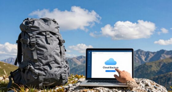 cloud backup travel settings
