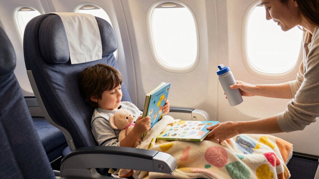 comfortable kids long flights