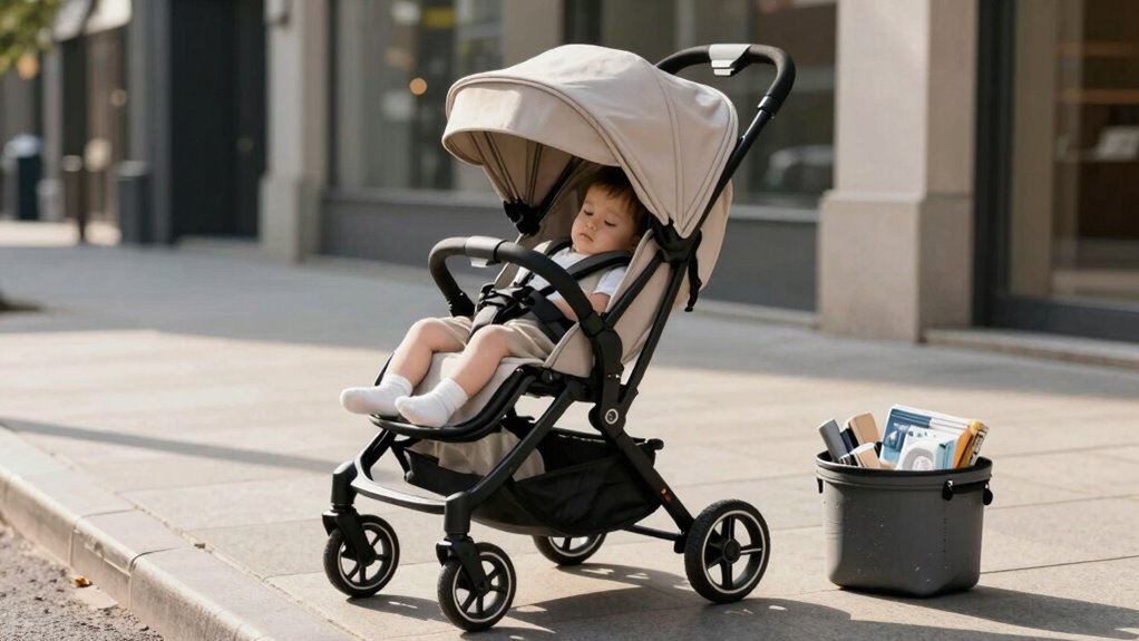 comfortable portable travel stroller