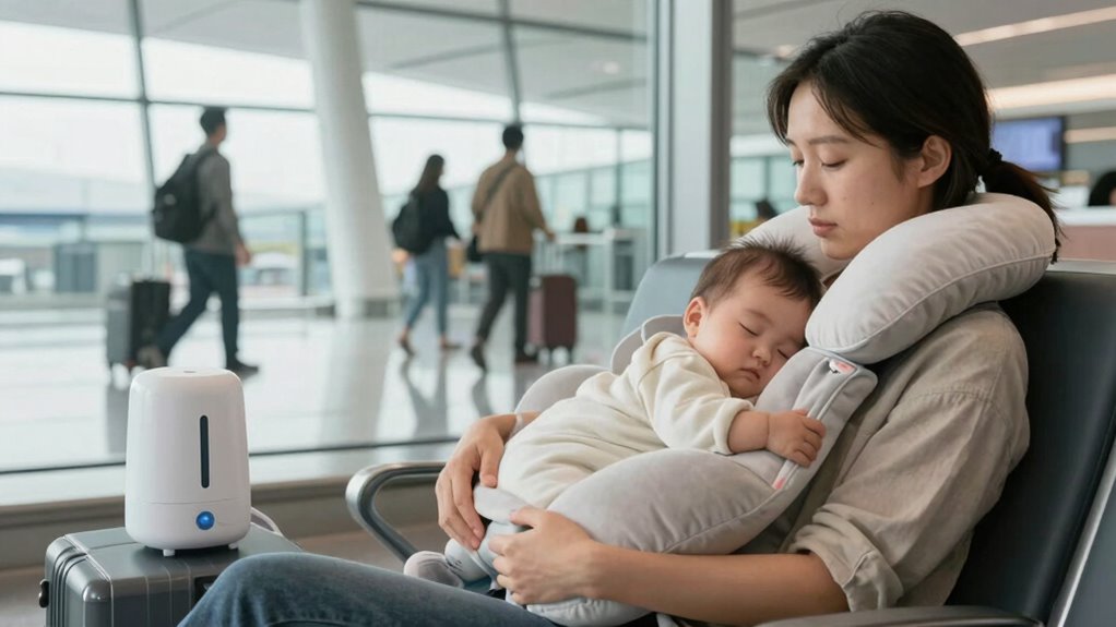 create comfortable travel naps