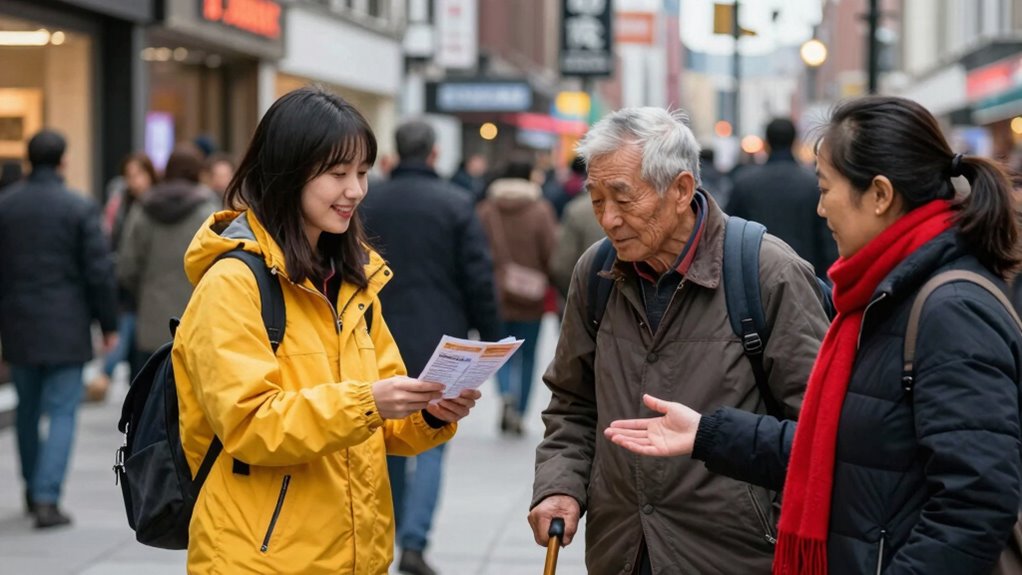 crowd distractions aid scammers