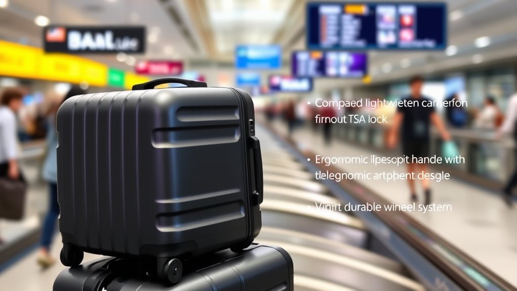 durable secure maneuverable luggage