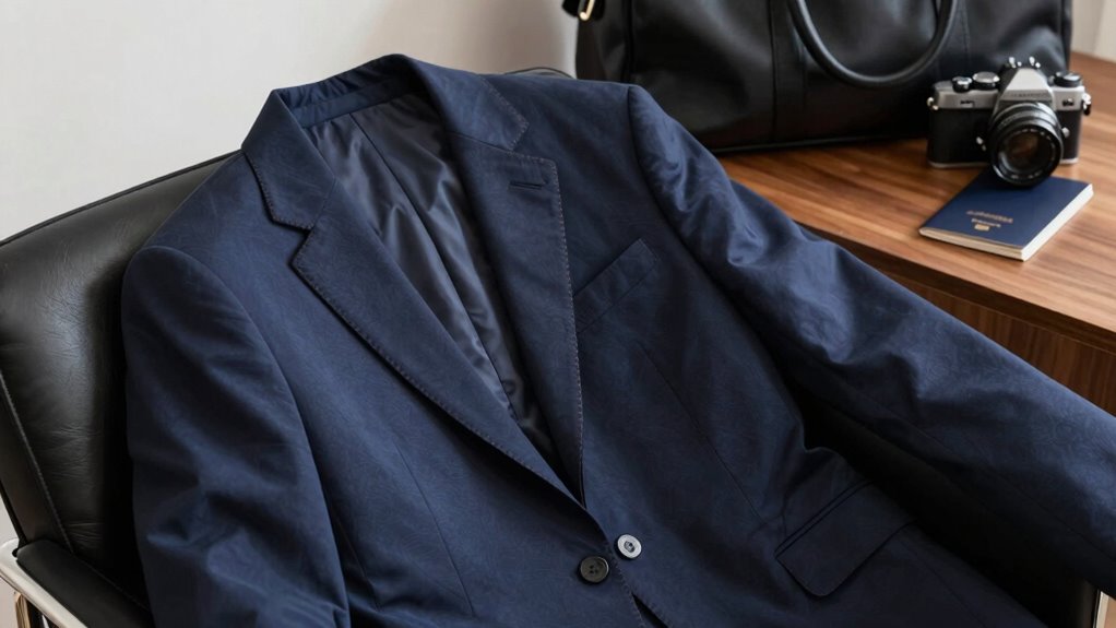 durable wrinkle resistant travel blazer