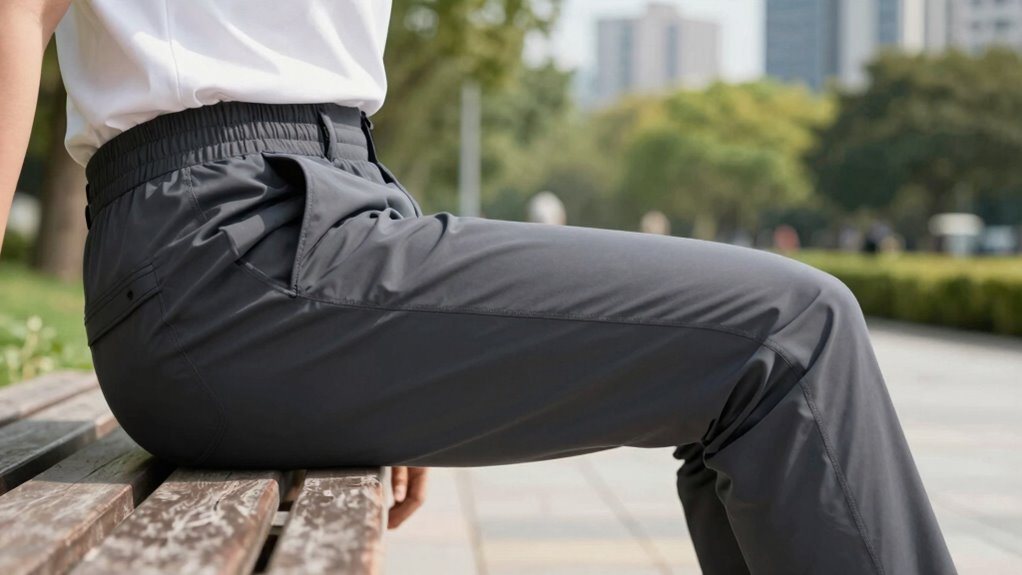 durable wrinkle resistant travel pants