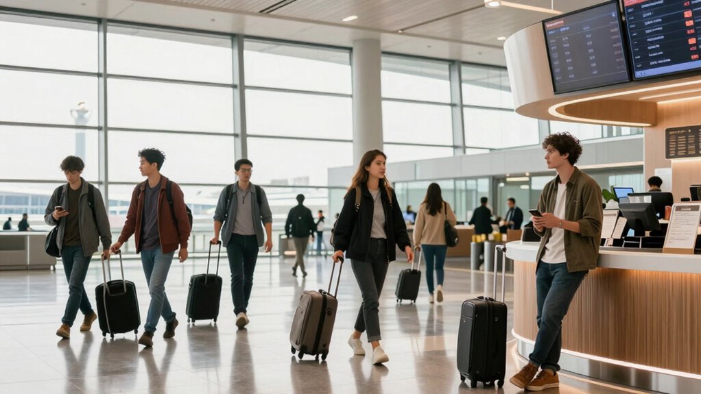 early arrival reduces stress