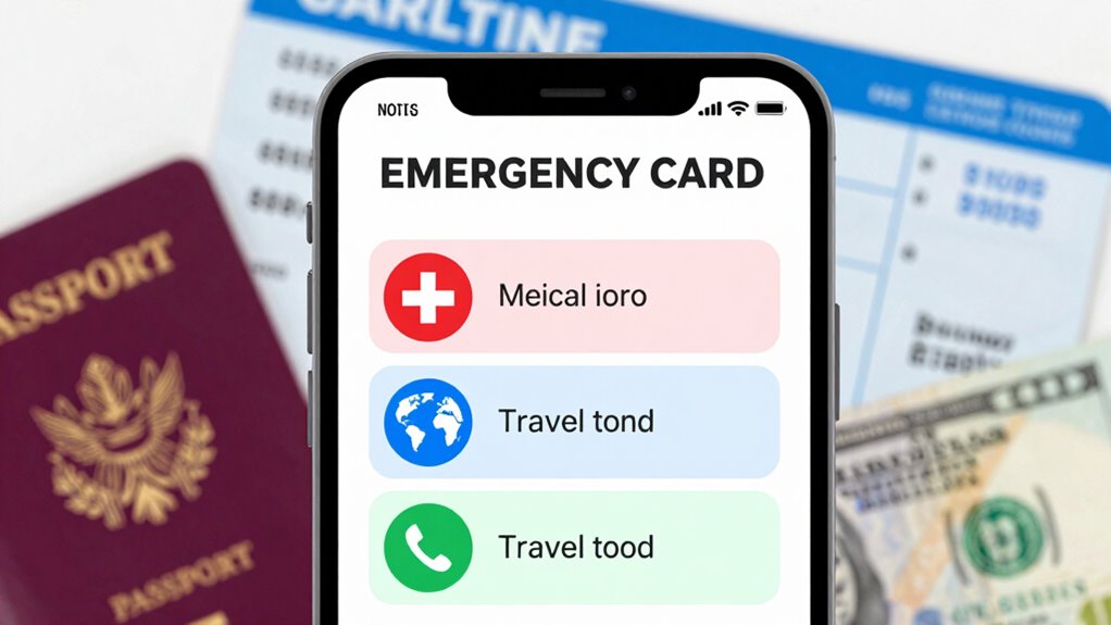 emergency info always accessible