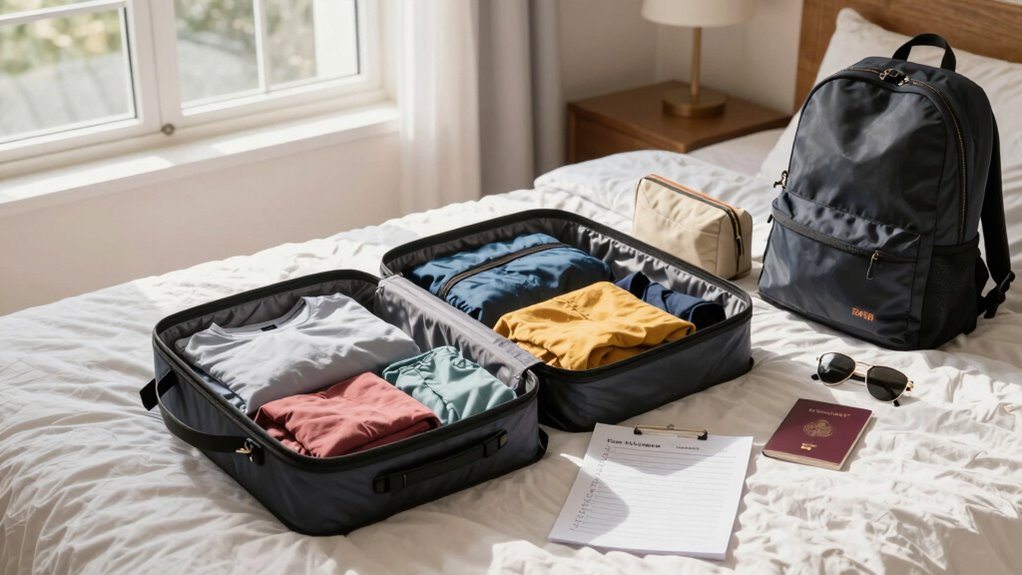 final packing and checklist review