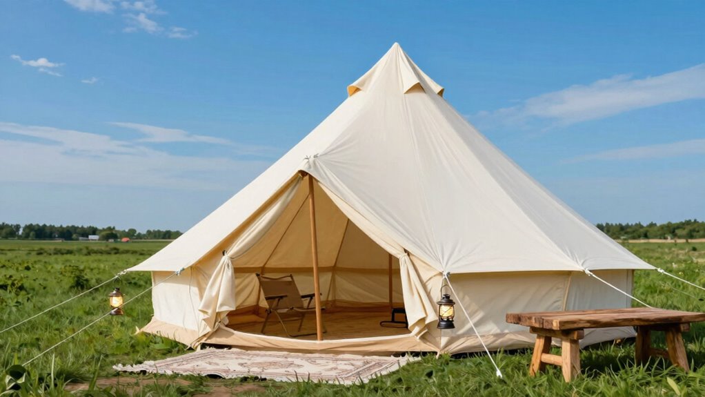 glamping tent selection criteria