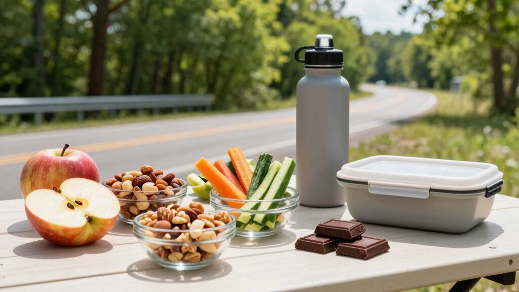 healthy portable road snacks