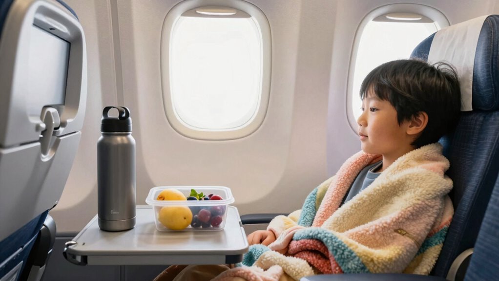 healthy snacks and hydration