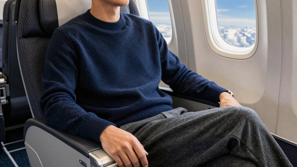 hide wrinkles with dark clothes