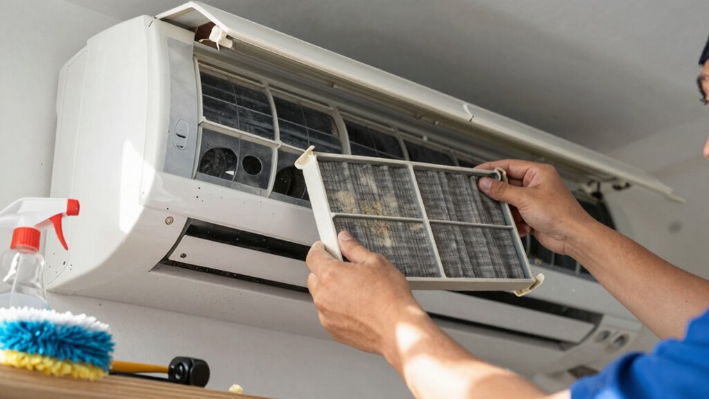 inspect and clean filters