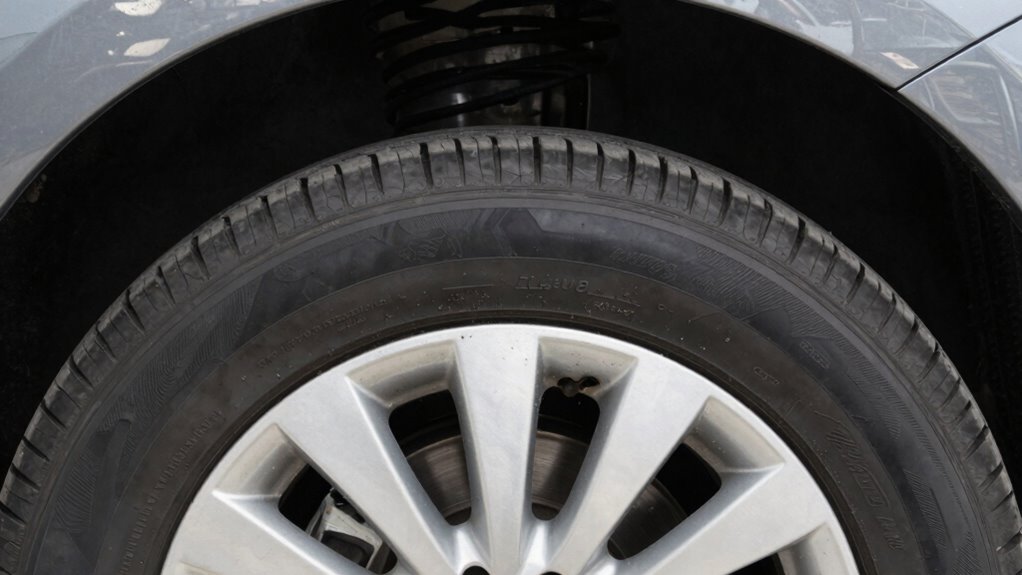 inspect tires for alignment