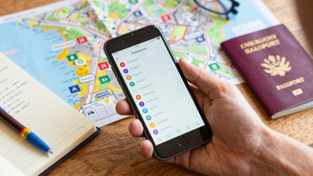 keep emergency contacts accessible everywhere