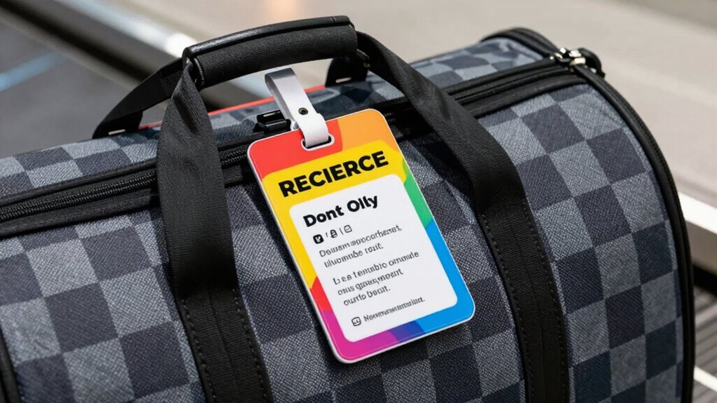 label and contact your luggage