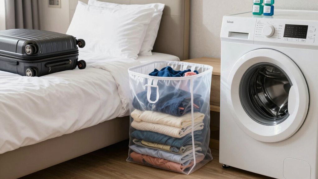 laundry saves packing space