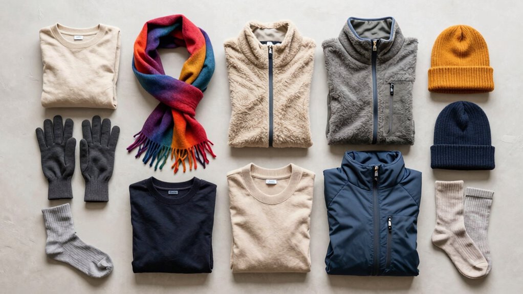 layering for warmth and moisture