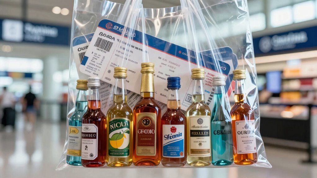 liquids restricted for security