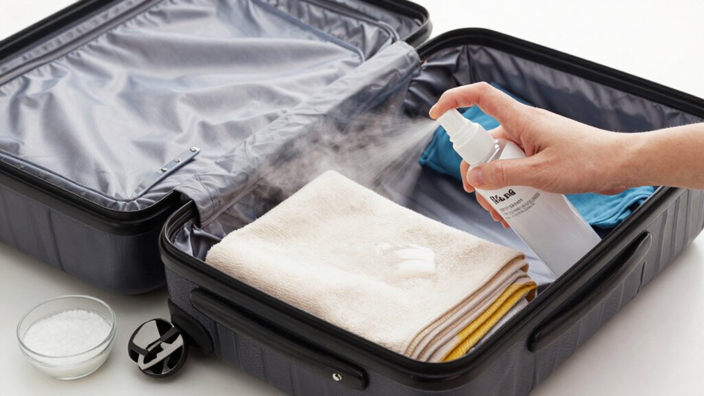 luggage cleaning and odor prevention
