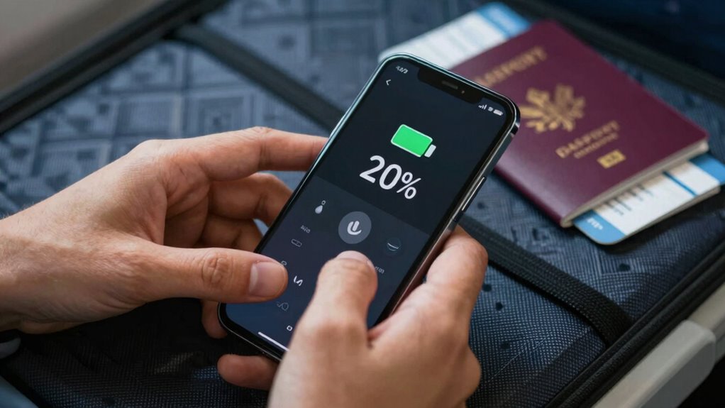 maintain battery for travel