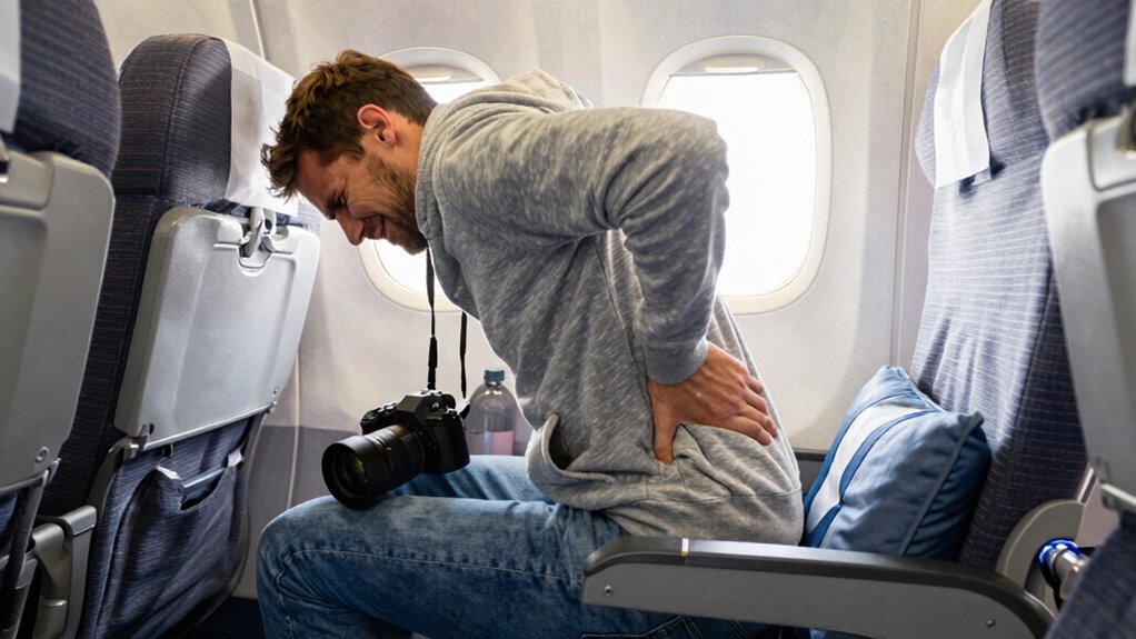 maintain proper posture during travel